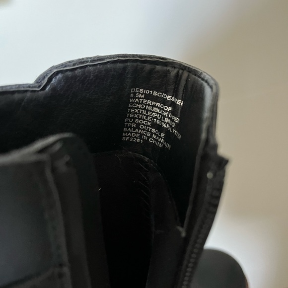 Aqua college lug sole black booties - Picture 4 of 4